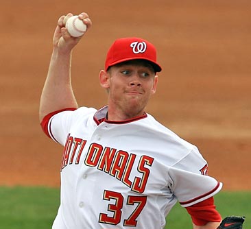 Strasburg was the No. 1 pick in last spring's draft. 