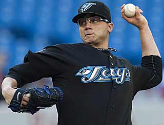 Brett Cecil gives up one earned run on four hits while striking out nine, one short of his career high. (AP)