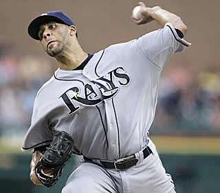 Despite having some early command issues, David Price strikes out nine and earns his 15th win. (AP)