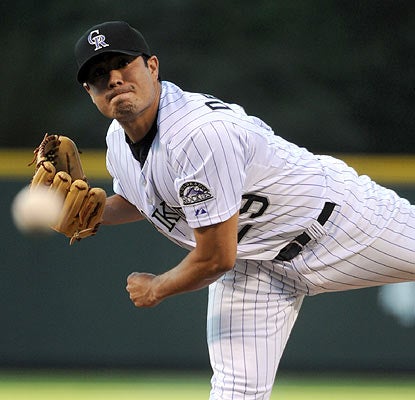 Jorge De La Rosa has gone through some rough outings since returning from the DL, but he Ks seven on this night. (AP)