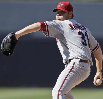 Ian Kennedy retires the Padres in dominant fashion by striking out 12 to deliver the best performance of his career. (AP)