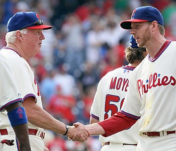 Manager Charlie Manuel: 'When you're not scoring runs, and it's hard for us to score runs, you'd better get some pitching.' (Getty Images)