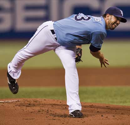 James Shields wins his sixth game in eight starts with another strong showing against the Red Sox.  (AP)