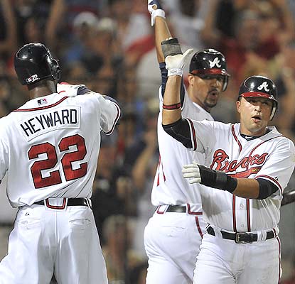 The Braves haven't had much luck lately, but they have a nice night of offense for their third win in the last nine games. (US Presswire)