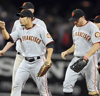 The Giants are rolling now. They take the first two of this four-game set and earn their 80th win. (US Presswire)