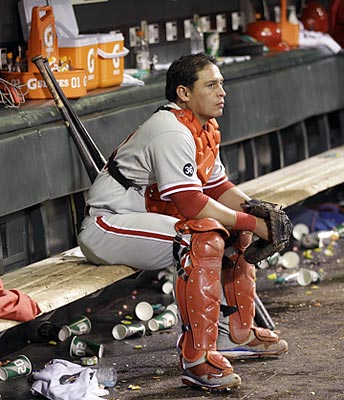 Carlos Ruiz wants to know what happened to the Phillies who used to bury foes with runs or demoralize them with clutch plays. (AP)