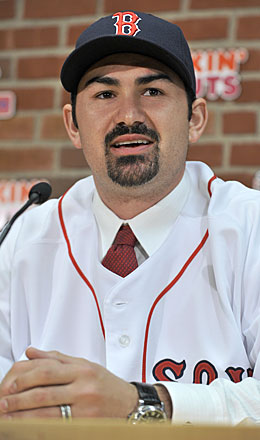 The Red Sox brought Adrian Gonzalez home early, sparking Christmas celebrations across New England. (AP)