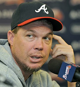 Chipper Jones is out to prove he can still play and says he doesn't want to miss a day of work in spring training. (AP)