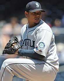 Felix Hernandez led the majors with a 2.27 ERA last season. (US Presswire)