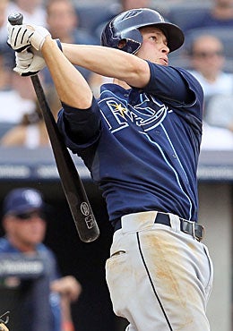 Reid Brignac is on the spot, taking over the full-time shortstop gig with Jason Bartlett now  in San Diego. (Getty Images)