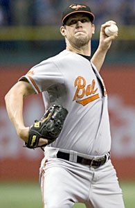 Brian Matusz is part of a young staff that could cause problems for AL East rivals. (US Presswire)