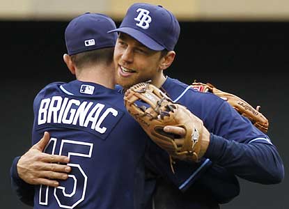 Ben Zobrist breaks the team RBI record set by Carlos Pena (7) in '07. He's also the first big leaguer with eight RBI since '09. (AP)