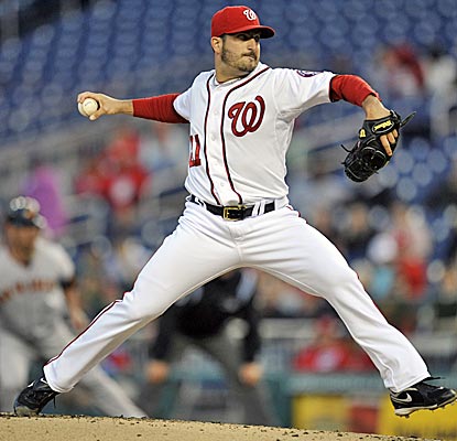 The Nationals' Jason Marquis strikes out seven and walks none to collect his fourth major league shutout. (US Presswire)