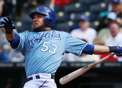 Melky Cabrera homers, doubles and singles and finishes with four RBI for Kansas City, which hasn't lost a home series in 2011. (AP)
