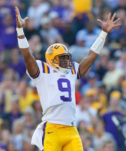 Much of LSU's success this season will depend on the play of QB Jordan Jefferson. (Getty Images)