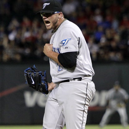 Brett Cecil gives up four singles to the Rangers while earning his first big-league shutout.  (Getty Images)