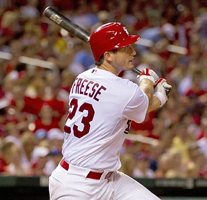 David Freese hits a solo shot in the sixth to help the Cards win their fifth game in six tries. (US Presswire)