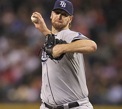 Jeff Niemann gives up just three hits and strikes out 11 Mariners for his best outing in the bigs. (Getty Images)