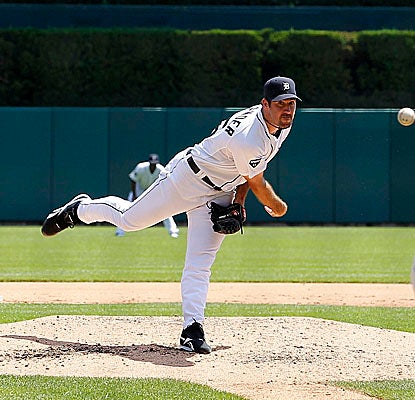 Tigers ace Justin Verlander carries a no-hitter into the eighth inning, boosting his already strong Cy Young stock. (Getty Images)