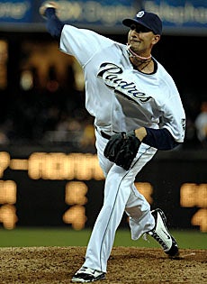 Texas likes Mike Adams' sinker, but also that he's under club control through '12. (Getty Images)