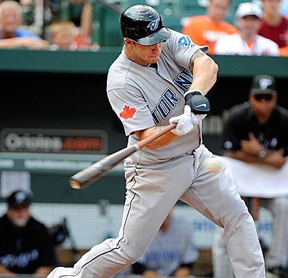 Toronto's Brett Lawrie is off to a hot start by smashing his first career homer and finishing the weekend with a .455 average. (Getty Images)