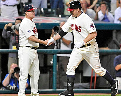 Jim Thome celebrates his 41st birthday by hitting his first homer since his return to Cleveland. (Getty Images)