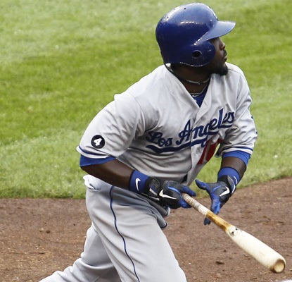 Tony Gwynn gets his first RBI since Sept. 1 with a two-run double in the ninth inning. (AP)
