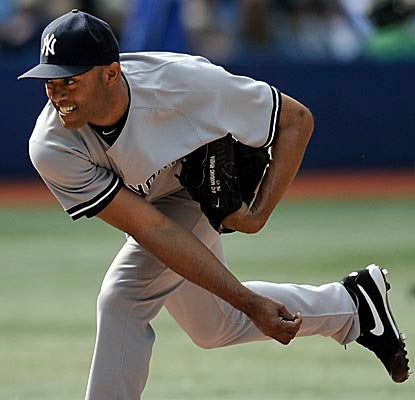 Mariano Rivera earns his 42nd save of the season and the 601st of his 17-year career. (Getty Images)