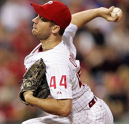 Roy Oswalt allows just five hits and strikes out seven Cardinals in seven innings of work. (Getty Images)