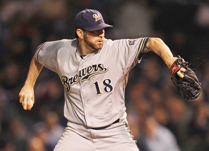    The Brewers move one game closer to clinching the NL Central after eight strong innings from Shaun Marcum.  (Getty Images)