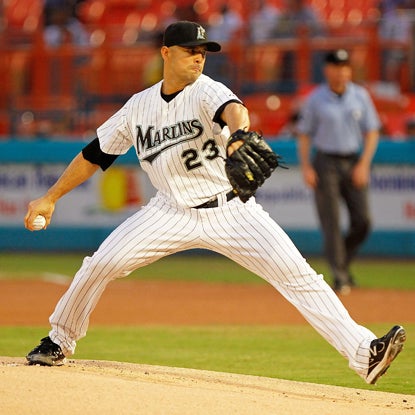 Javier Vazquez delivers a masterful five-hit performance in what might be his last outing before retirement.  (Getty Images)