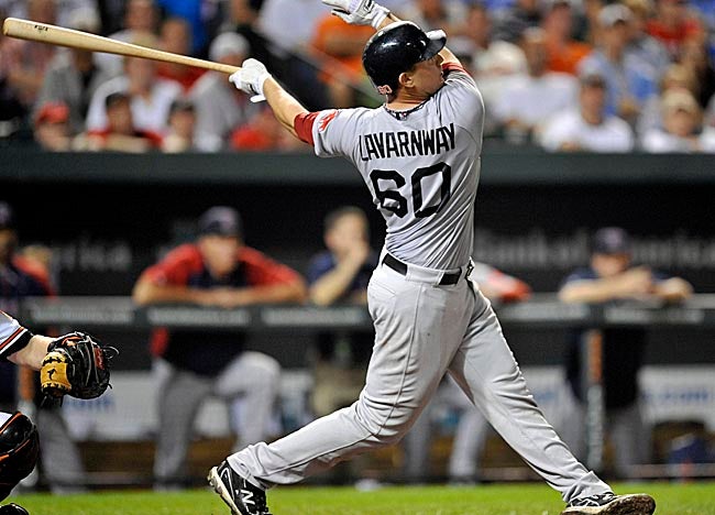 In an already improbable month for Boston, rookie Ryan Lavarnway hits two HRs vs. the O's. (US Presswire)