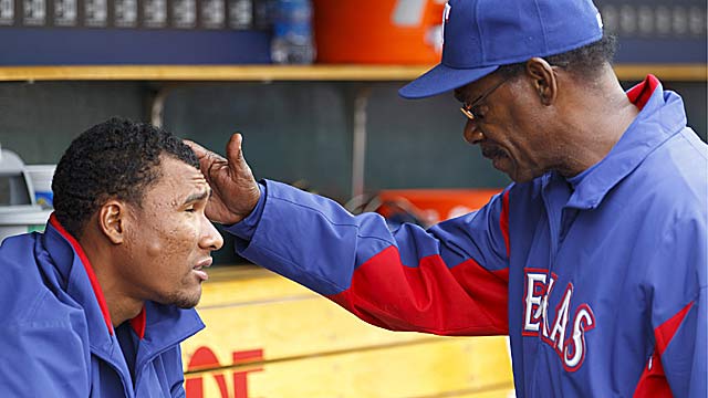 The question of starting Alexi Ogando next year will haunt Ron Washington this winter. (US Presswire)