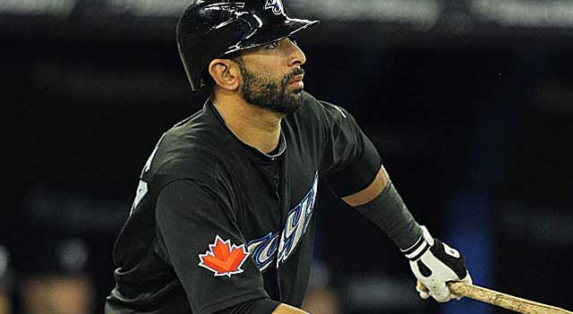 Jose Bautista will finish the season with a major-league best 43 homers. (Getty Images)