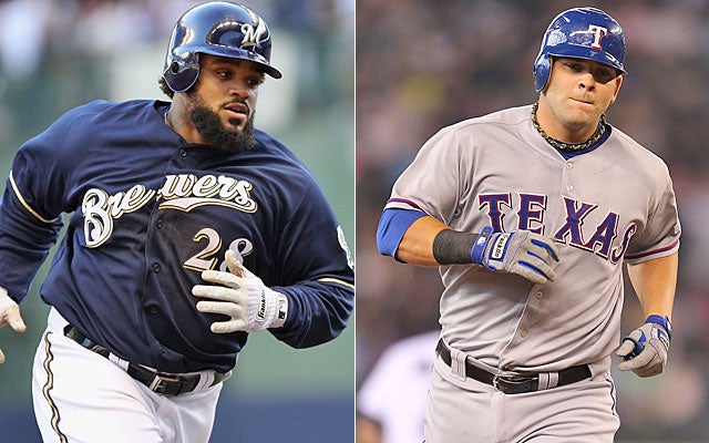 If the Rangers do land Prince Fielder, they will likely look to move Mitch Moreland. (Getty Images)