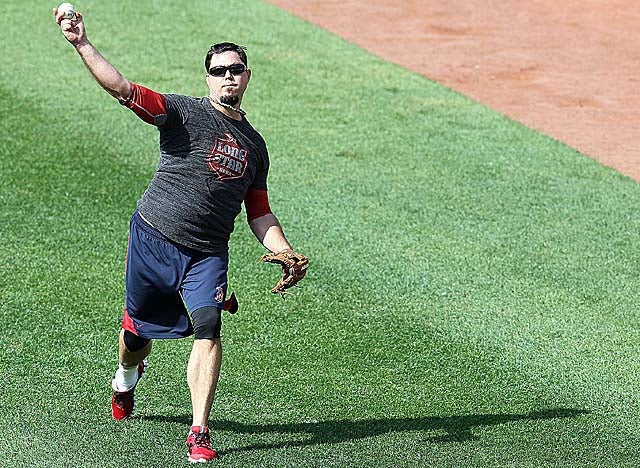 Instead of delivering Boston to the playoffs, Beckett had chicken delivered to the clubhouse. (Getty Images)