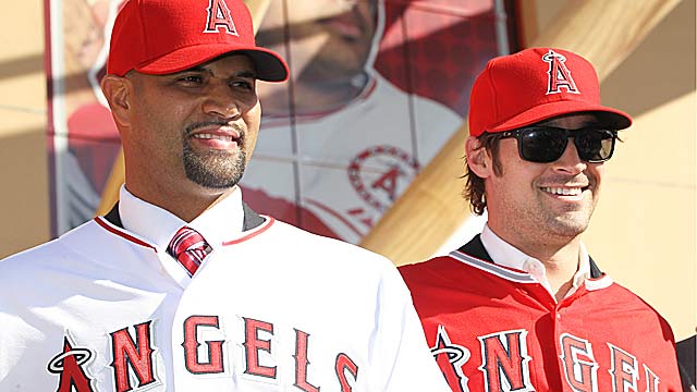 By landing All-Stars Albert Pujols and C. J. Wilson, the Angels have outdone their counterparts. (Getty Images)