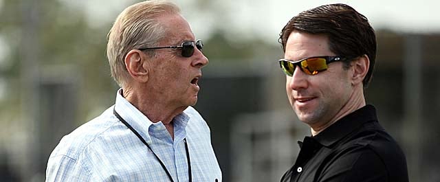 Mets owner Fred Wilpon and COO Jeff Wilpon have been a drag on the NL. (Getty Images)