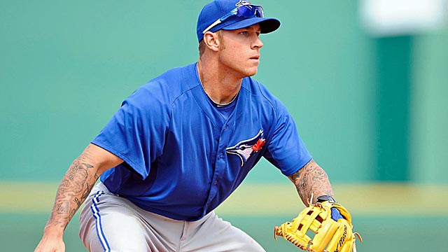 Rising star Brett Lawrie drove in four runs on a pair of doubles in the Blue Jays' spring opener. (US Presswire)