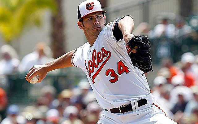 Jake Arrieta, 26, has been the Orioles' best pitcher of the young crop. (Getty Images)