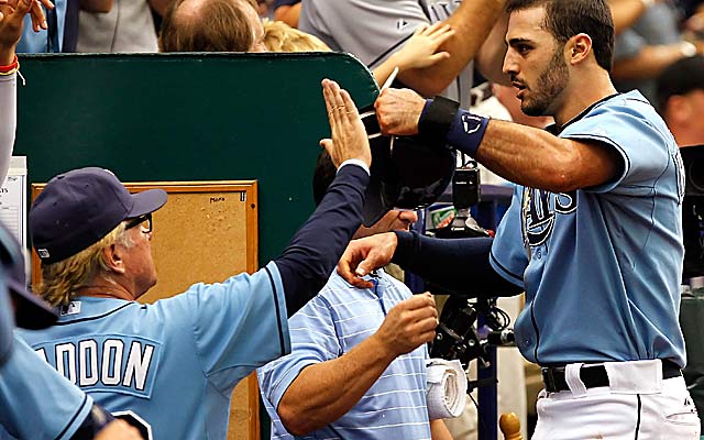Joe Maddon's Rays continue to find postseason success despite a low payroll. (Getty Images)