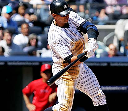 Alex Rodriguez's 630th HR -- his first of the season -- ties Ken Griffey Jr. for fifth on the all-time list. (Getty Images)