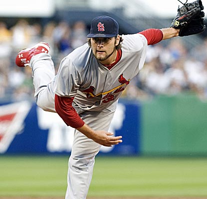 Lance Lynn is again terrific, striking out four and allowing just one run over seven innings of work.  (US Presswire)