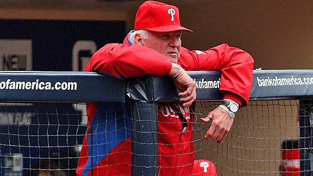 Despite the early struggles, Phillies manager Charlie Manuel is still confident in his team. (US Presswire)