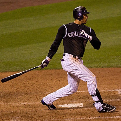 Carlos Gonzalez goes 3 for 6 with a homer and three RBI in the Rockies' lopsided win over the Mets.  (US Presswire)