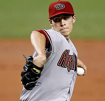 Diamondbacks starter Patrick Corbin strikes out six in 5 2/3 innings en route to winning his major league debut.  (Getty Images)