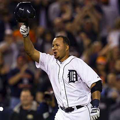 Jhonny Peralta's first home run of the season for the Tigers comes as a walk-off, two-run shot to beat the White Sox.  (US Presswire)