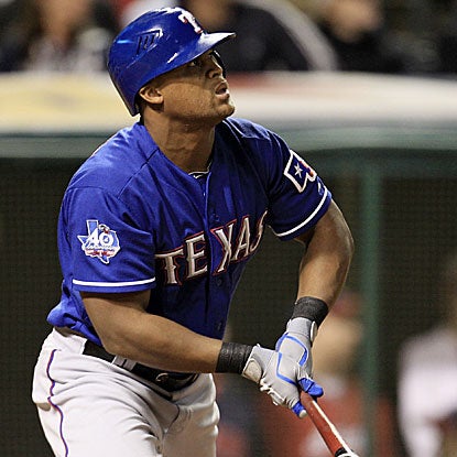 Adrian Beltre's first pinch-hit HR in almost 12 years breaks an 11th-inning tie and sends the Rangers past the Indians.  (AP)