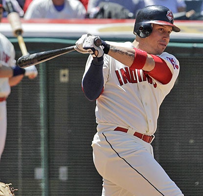 Asdrubal Cabrera delivers a two-run double after a popup lost in the sun sets up a big inning for Cleveland.  (AP)