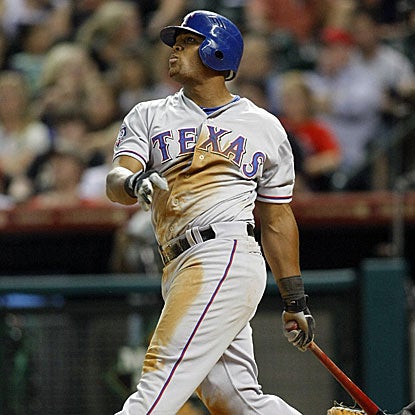 Adrian Beltre goes 2 for 3 with a solo home run to lead the Rangers past the Astros.  (US Presswire)